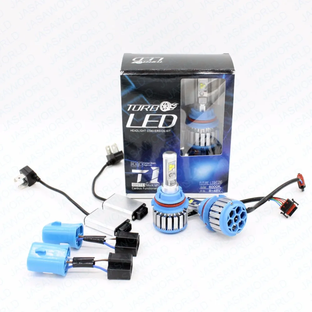 

XIANGSHANG Led Car Headlight 9007 HB5 Hi/Lo ADOB Beam Turbo Leds Auto Headlight Bulbs 6000K White Lighting Bulb