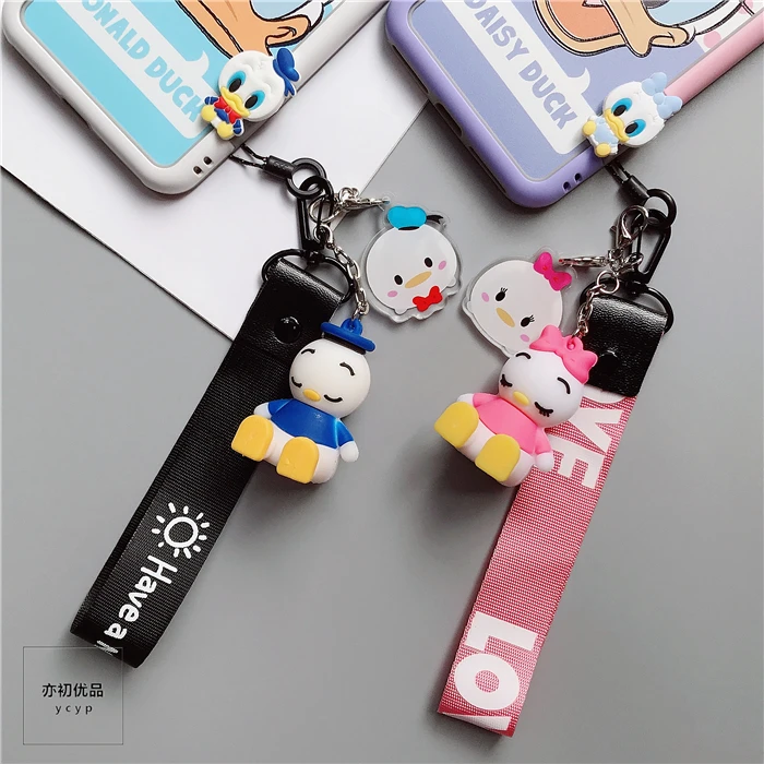 XSmax/XR Lover duck daisy задняя Передняя Взрывозащищенная пленка для экрана iPhone X 7 8 plus 6 6 S держатель и противоударный бампер+ ремень