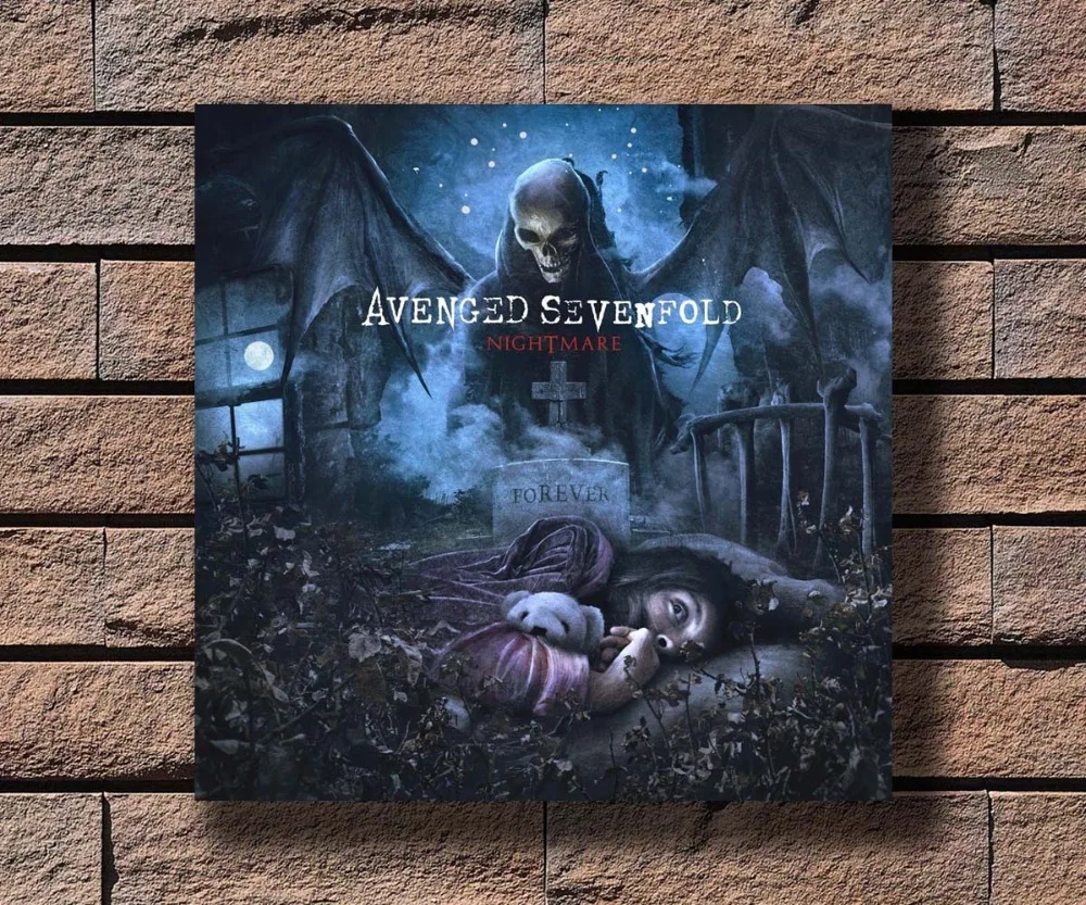 

Y128 Avenged Sevenfold Rock Band Music Pop Hot Poster Art Canvas Print Decoration 16x16 24x24 27x27inch