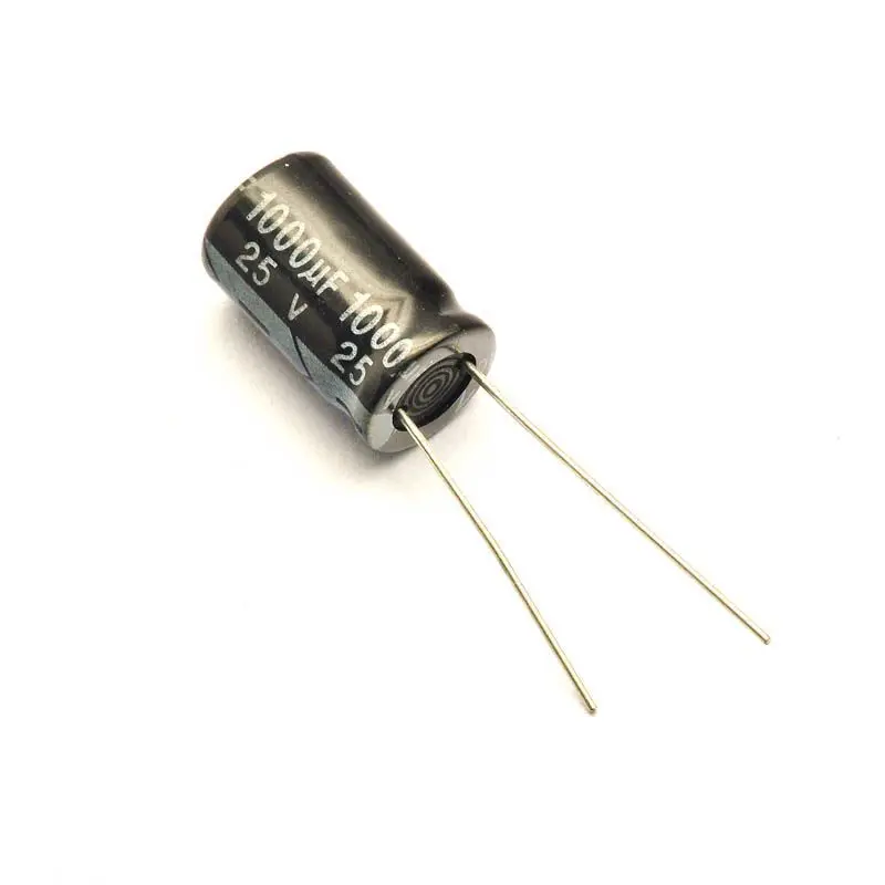 10 pcs Electrolytic Capacitors 25V 1000UF 10X17MM Aluminum Electrolytic
