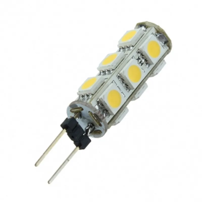 10 шт./лот G4 светодиодные лампы 13 светодиодных чипов 5050 SMD 6 Вт прожекторы высокого