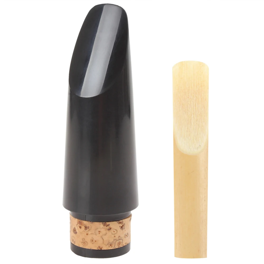 Portable Durable Professional Clarinet Mouthpiece with Reed Woodwind