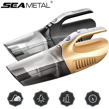 

12V Car Vacuum Cleaner Tire Inflator Multi-function Vacuum Cleaner Wet Dry Automobiles Tire Pump Auto Air Compressor Accessories