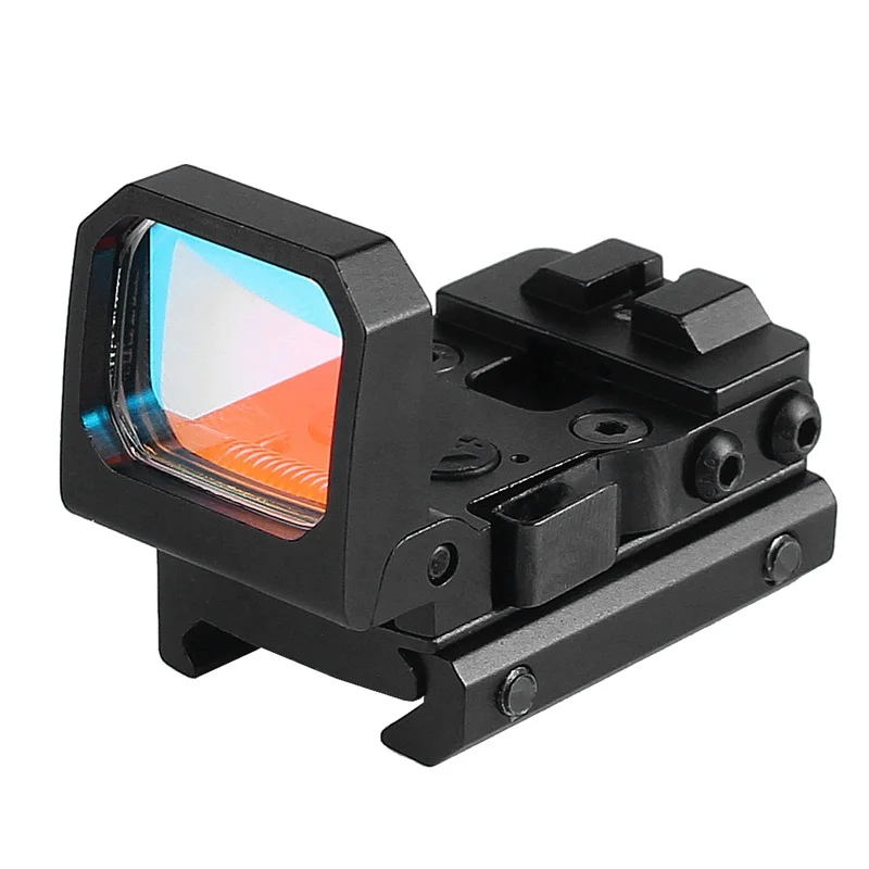 Flip Up Red Dot Sight Foldable RMR Scope w 9 Levels Brightness Holographic Reflex for Airsoft Hunting (9)
