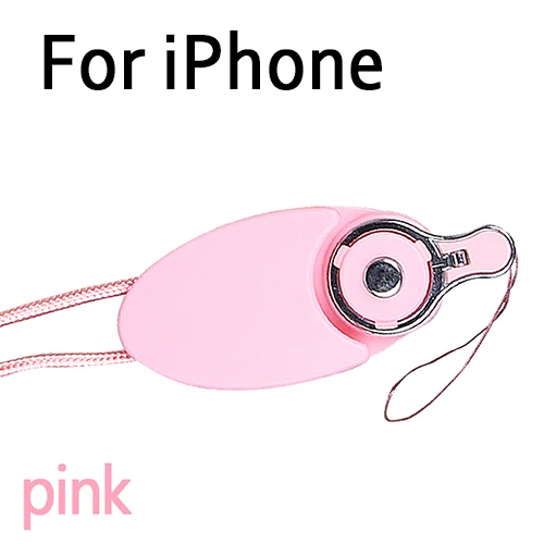 Sovawin палец кольцо Мобильный телефон Смартфон подставка держатель 3 в 1 ремни/подставка/зарядный кабель для IPhone 6 5 5S для IPod для Touch - Цвет: Розовый