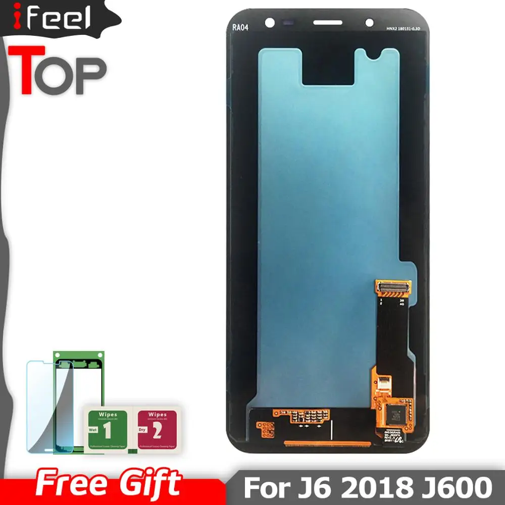 5 6 ''Супер AMOLED LCD для Samsung Galaxy J6 2018 J600F J600 дисплей с сенсорным экраном в сборе