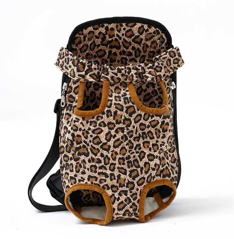 leopard Сумка-переноска для домашних животных, сумка рюкзак сетка камуфляж для отдыха на открытом воздухе Товары для путешествий дышащие плечевые сумки с короткими ручками для маленькие собаки, кошки, чихуахуа - Цвет: leopard
