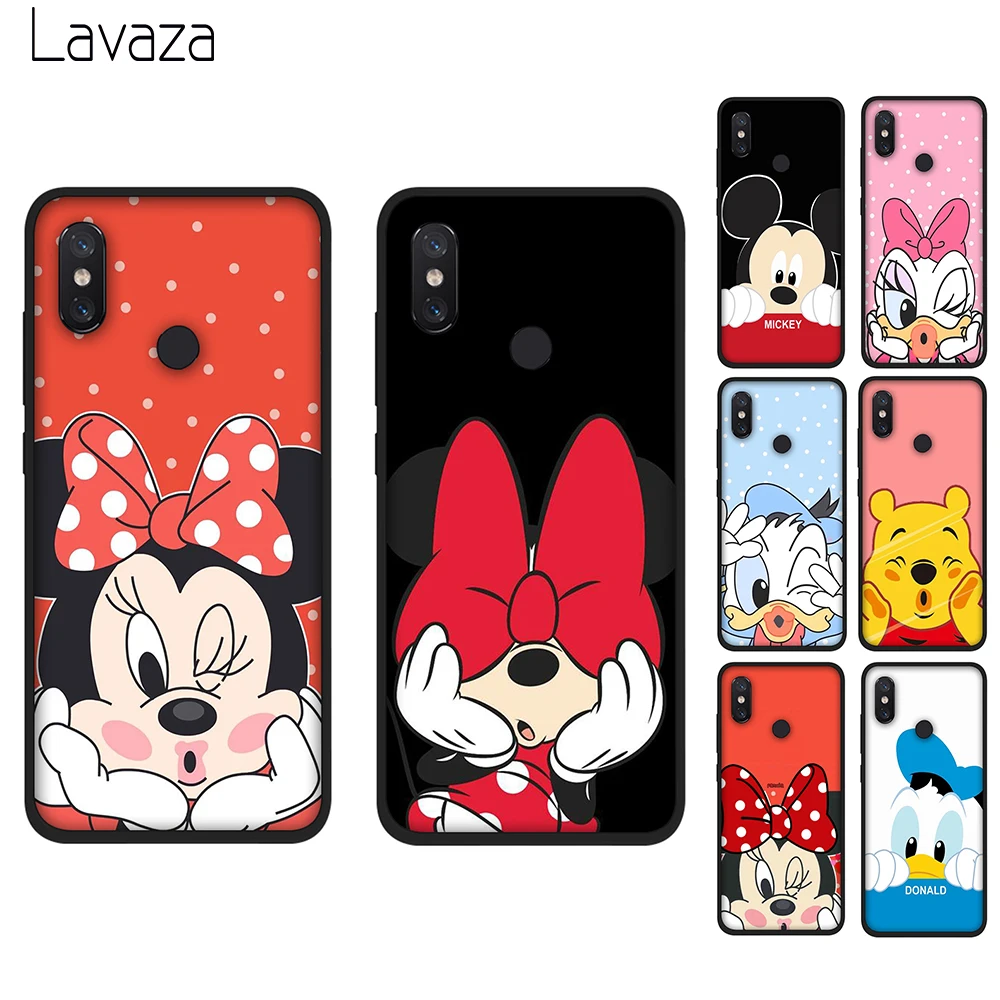 

Lavaza Mickey Minnie Soft Silicone Cover for Xiaomi Redmi 4A 6A S2 Go Note 7 4 4x 5 6 Pro 5A Prime TPU Case