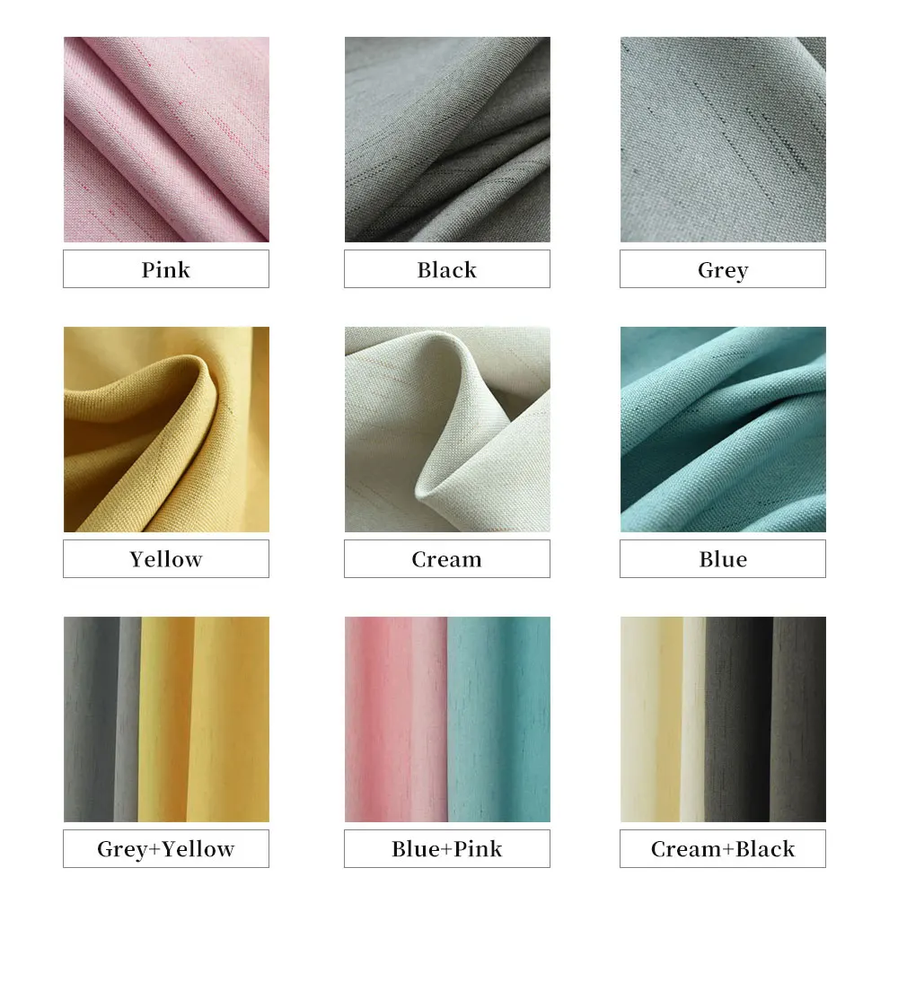 ZG097NAPEARL High Quality Stitching Solid Thick Window Curtains Living Room Ready Made Shading Blackout Drapes Classic Design Panel01