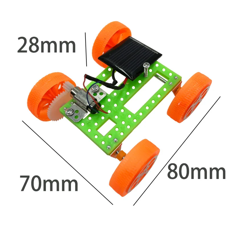 DIY Солнечная игрушка автомобильные аксессуары солнечный автомобиль мини Солнечная энергия игрушка гонщик ребенок солнечный автомобиль образование подарок для детей