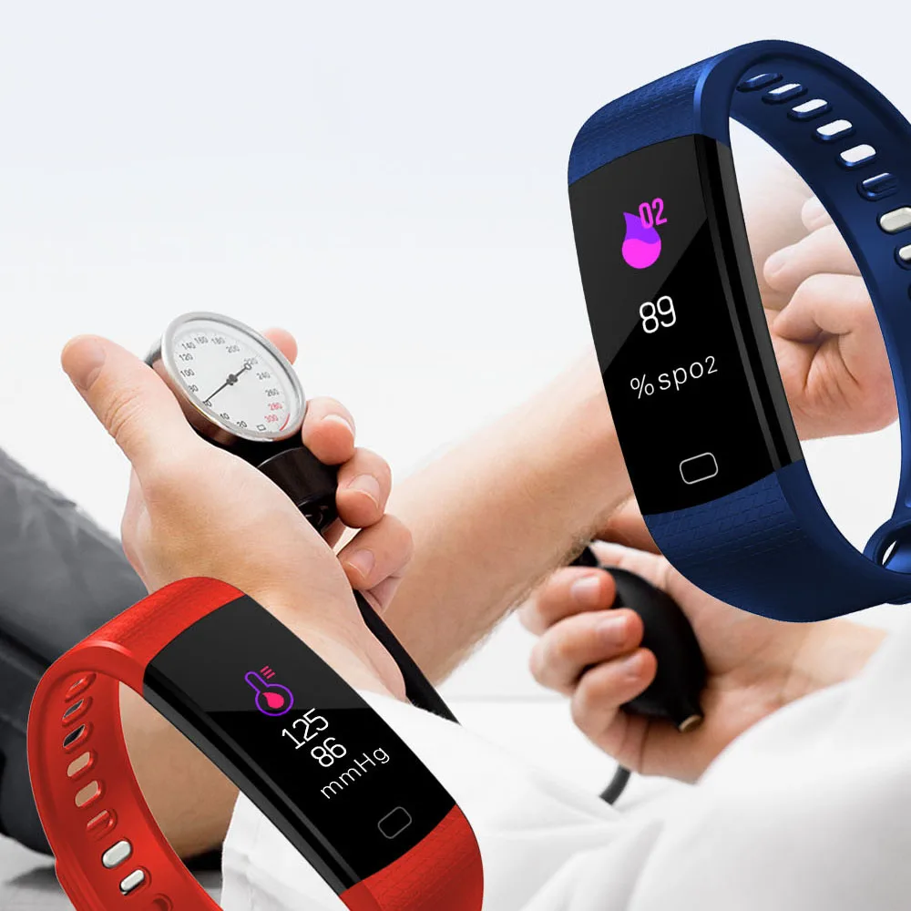 New Color Screen Smart Watch With Heart Rate Monitor Blood Pressure Pedometer Fitness Tracker Smartwatch Waterproof IP67 New Color Screen Smart Watch With Heart Rate Monitor Blood Pressure Pedometer Fitness Tracker Smartwatch Waterproof IP67