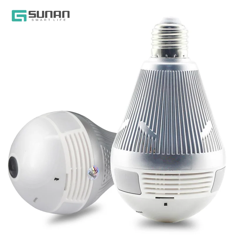 P 1080 960 беспроводной панорамный IP 3D VR Камера Wi Fi 3MP 5MP лампочки FishEye наблюдения 360