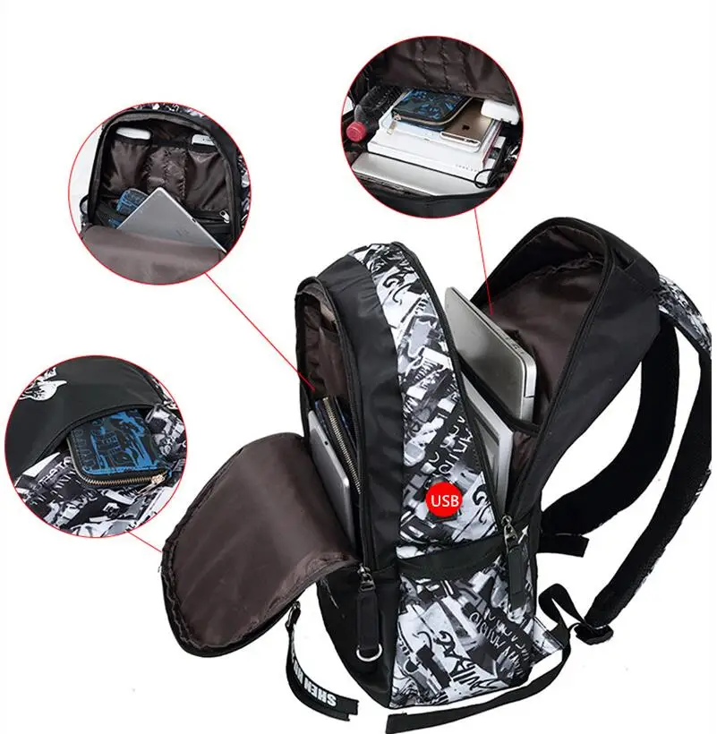 mochila do ensino médio para o estudante