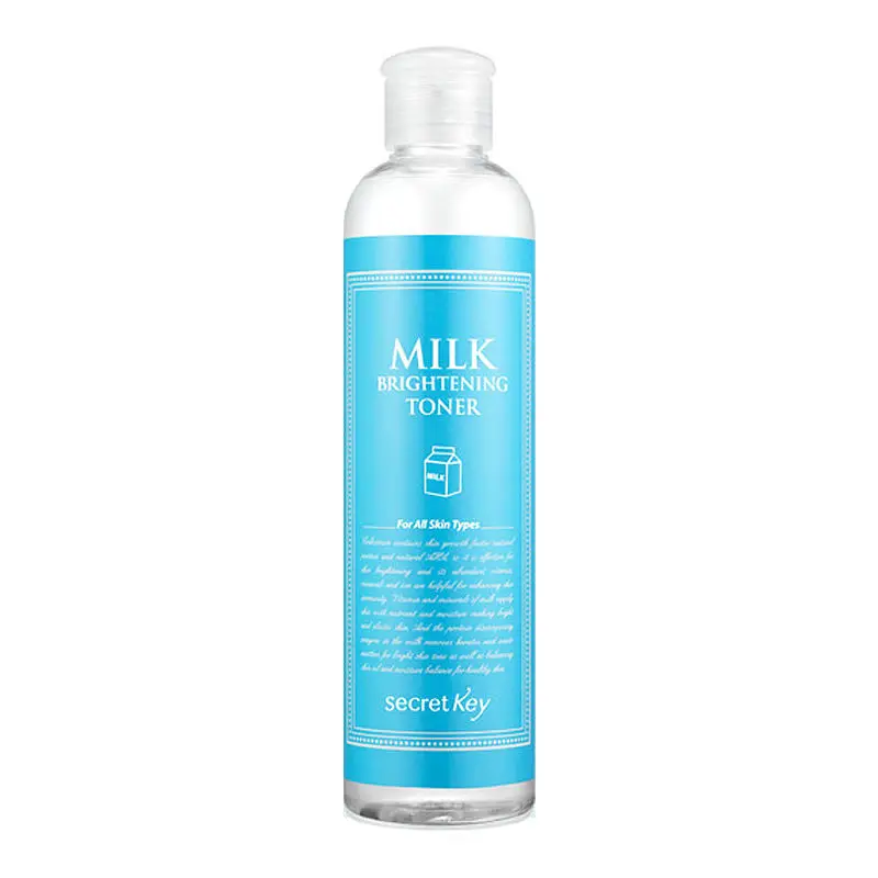 

SECRET KEY Milk Brightening Toner 248ml Face Toner Oil Control Shrink Pores Face Skin Care Repairing Moisturizing Remove Acne