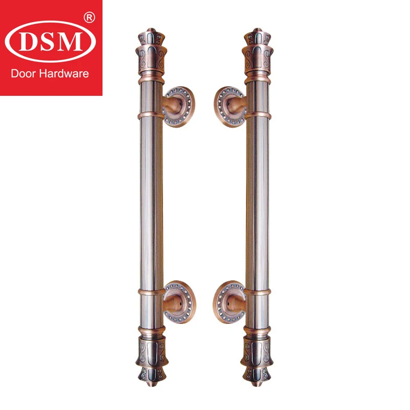 Entrance Door Handle Antique Copper Luxurious Gate Pull Handles PA 827