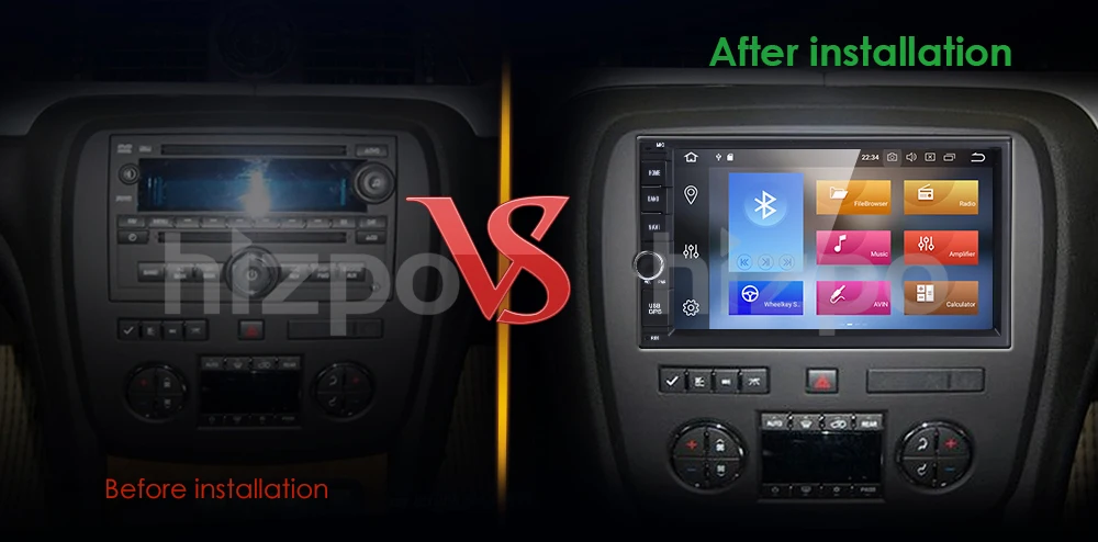 Sale Android 8.0 Universal Car Auto Radio NO DVD Multimedia Player Octa Core 2 Din Tape Recorder Stereo GPS Navi For Nissian 4GB+32GB 1