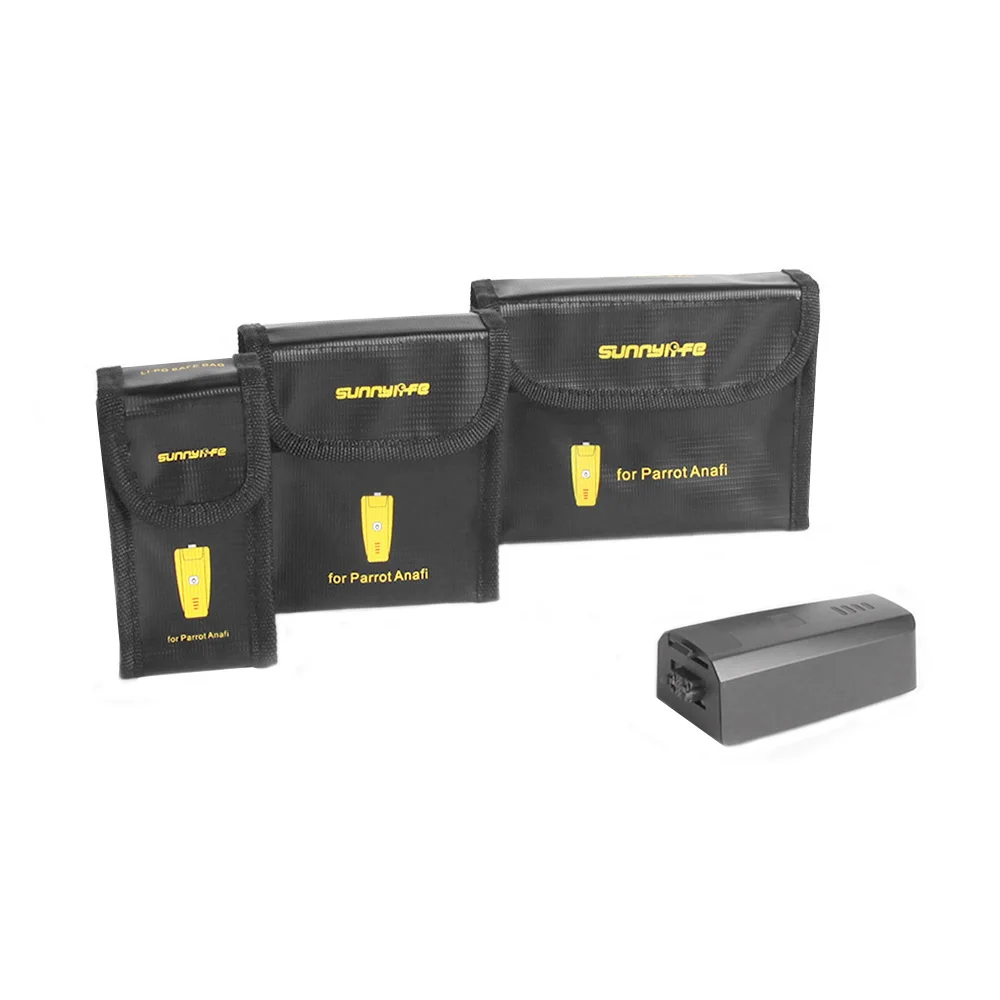 

Battery Protective Storage Bag LiPo Safe Radiation Protection Case for Parrot ANAFI Batteries Accessories