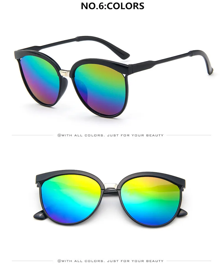 COOYOUNG кошачий глаз солнцезащитные очки женские брендовые дизайнерские модные зеркальные сексуальные солнцезащитные очки Cateye UV400 женские очки