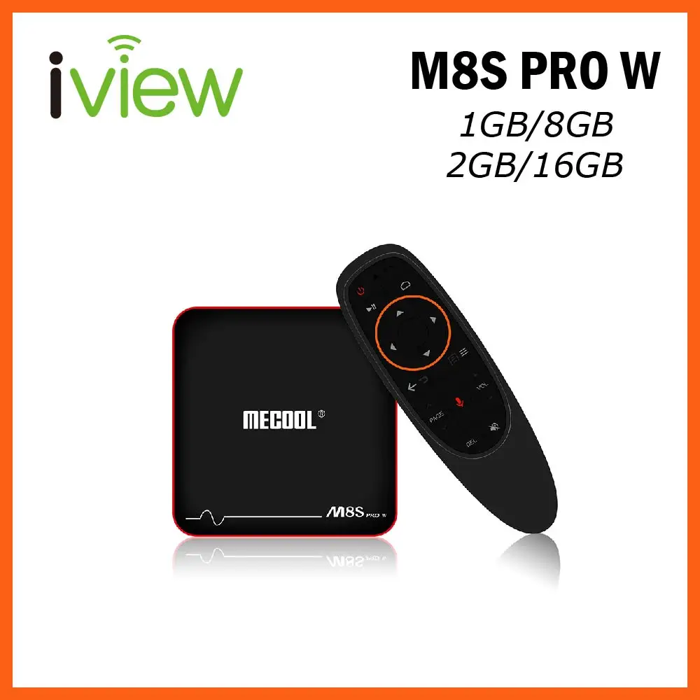 

M8S PRO W Android TV Box Amlogic S905W Quad Core Android7.1 1GB/2GB 8GB/16GB 2.4G WiFi Support Stalker BT Voice Remote Control