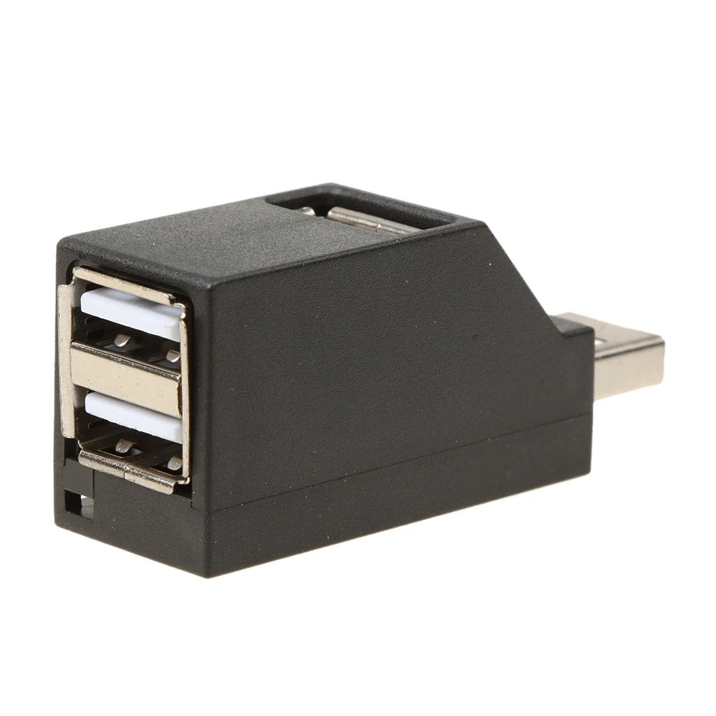 USB 2.0 High Speed Mini 3 Port Hub for PC Laptop Desktop Computer