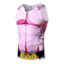 Мода Dragon Ball Z Для мужчин майка 3D печатных Супер Saiyan Гохан Безрукавки для женщин жилет Лето рукавов Футболки Вегета Джерси