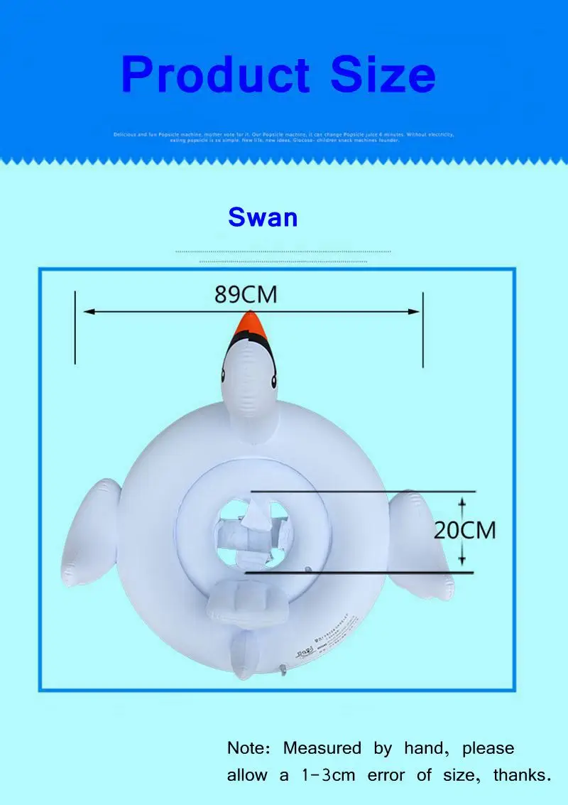 Детское плавание кольцо Dount сиденья надувной фламинго Лебедь бассейна детские летние вода Fun бассейн игрушки детям плавание в бассейн