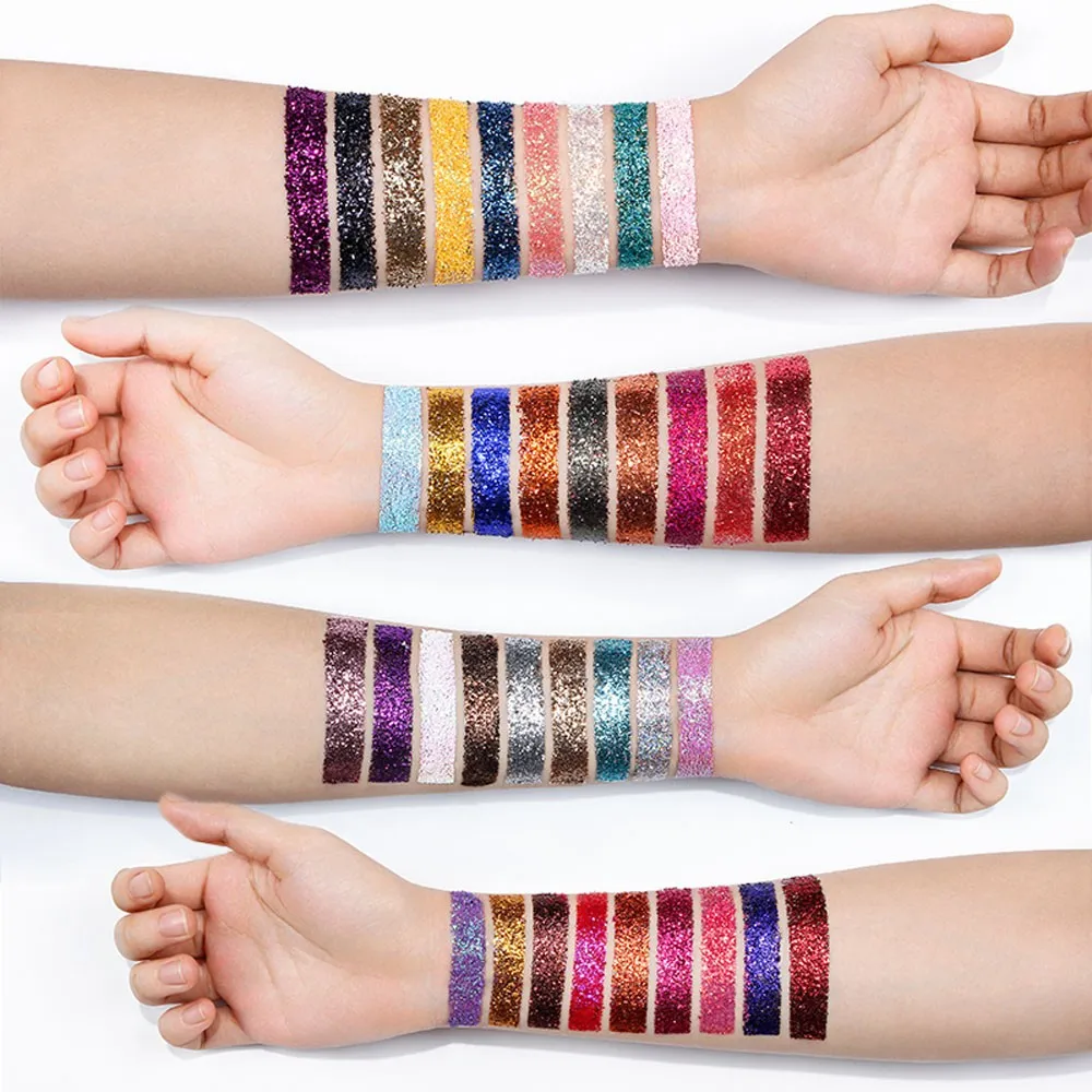 Сияющие тени для век Maquillaje Shimmer алмазные тату свободный порошок 36 цветов металлик