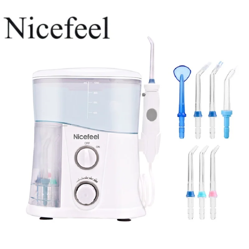 Nicefeel Oral Irrigator & Dental Water Flosser with 1000ml Water Tank