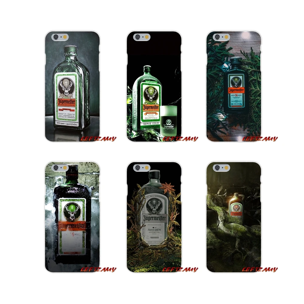 

Accessories Phone Shell Covers For iPhone X XR XS MAX 4 4S 5 5S 5C SE 6 6S 7 8 Plus ipod touch 5 6 Jagermeister Retro Bottle