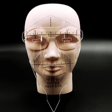 Бровей правитель prictice для татуировки Starter бровей Трафарет Шаблон постоянный Макияж Accessoire де поставки Татуировка Оборудования