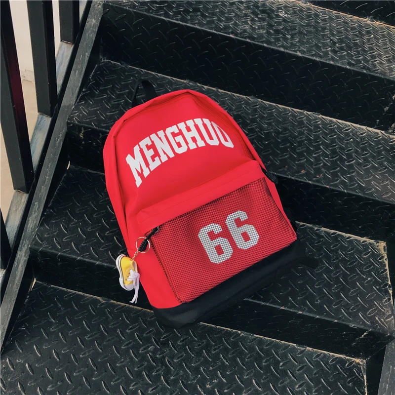 Menghuo 2018 Fashion Backpack Women Leisure Travel Rucksacks for Girls Teenager Cool Shoes Pendant Cute School Bag Men Backpacks (23)