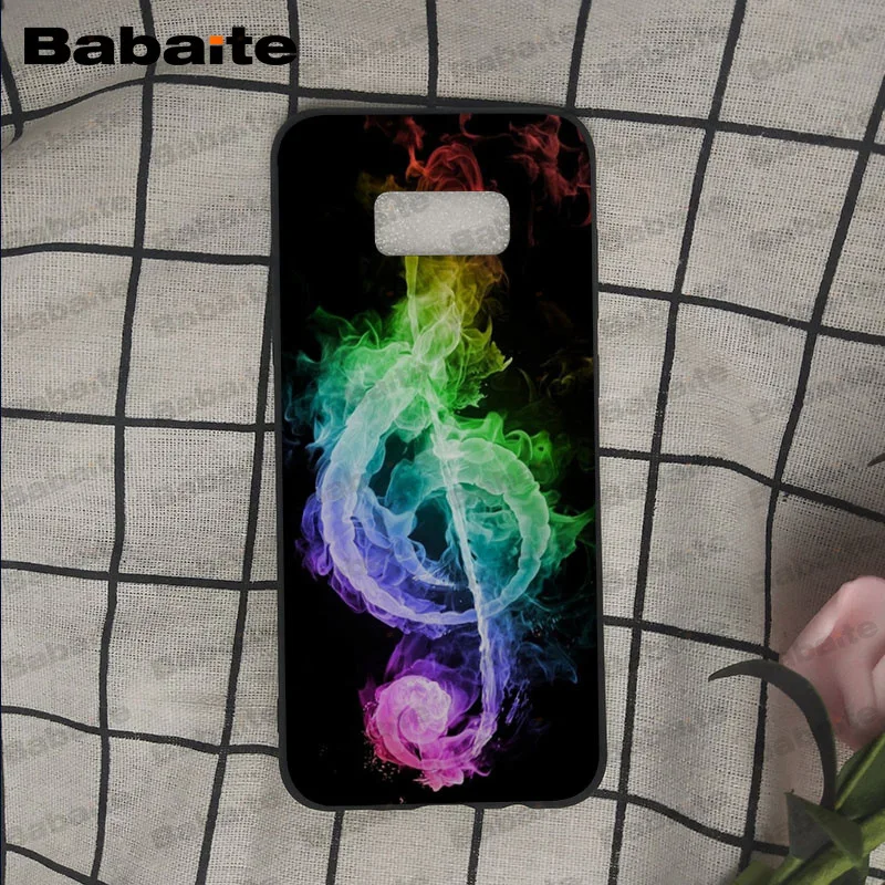 Music Is My Love мягкий силиконовый черный чехол для телефона для samsung Galaxy s9 s8 plus note 8 note9 s7 s6edge coque Babaite - Цвет: A10