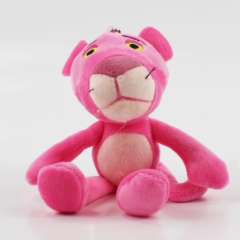 

17cm cute Pink Panther plush cartoon doll toy soft stuffed pink kawaii animal doll toy for birthday gift