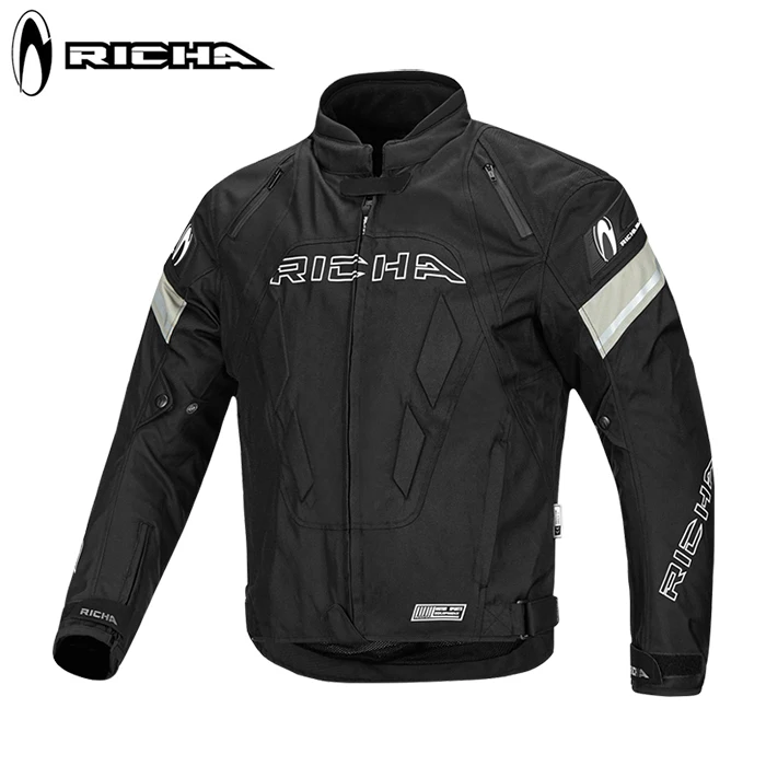 RICHA профессиональная мотоциклетная куртка для мотокросса для гонок по бездорожью зимний теплый костюм для верховой езды водонепроницаемый защитный костюм для езды 147 - Цвет: 1124black grey coat