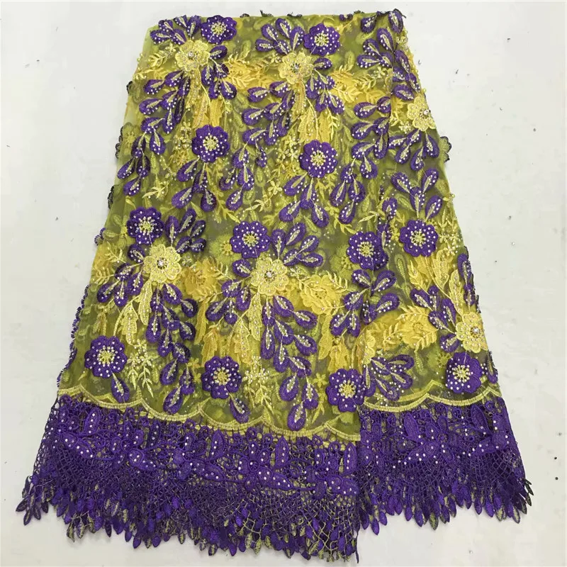 

ZQJ!5yards/lot high quality nigerian french lace embroidered tulle lace fabric for wedding dress,2018 Russia African lace!J92301