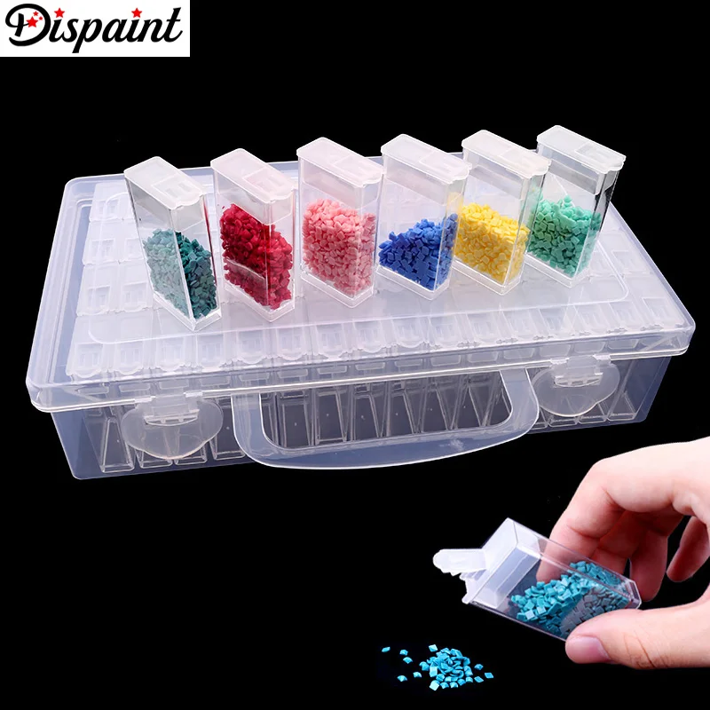 Dispaint Новый Алмазный инструмент для алмазной вышивки! Прозрачная пластиковая