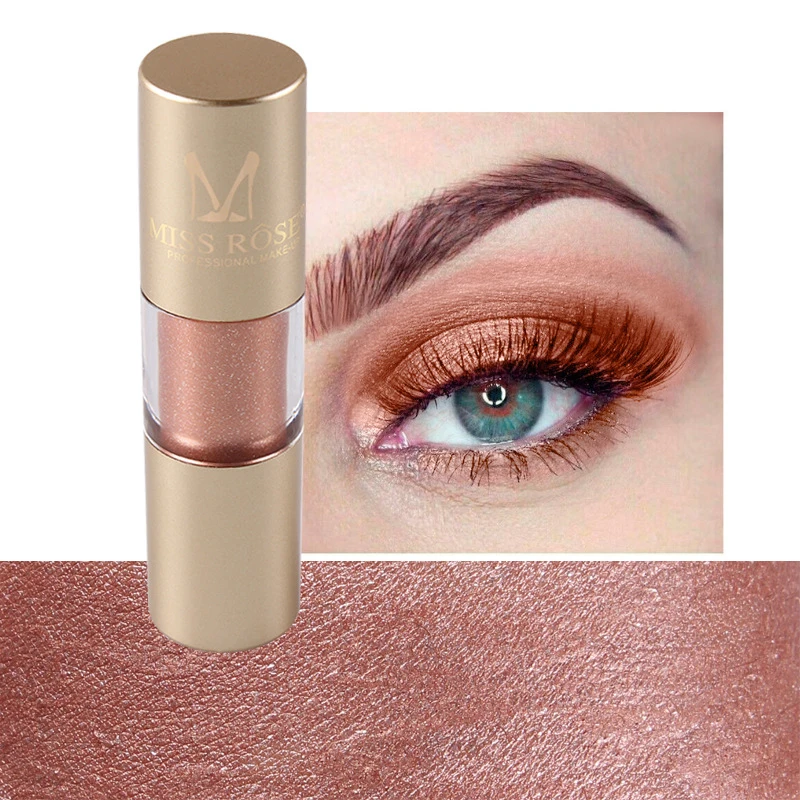 Металл тени для век с блестками тени вечерние Radiant Makeup бутылки Мода жидкости глаза, тени, голые палитра TSLM1