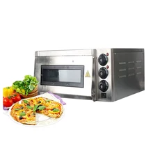 ITOP Stainless Steel Electric Pizza Oven Cake Roasted Chicken Pizza Cooker Commercial Use Baking Machine 220V Long-Time Working ep2p electric oven for pizza 16 inch timer for commercial use to make bread cake pizza 220v 50hz baking size 40 40 11 5cm