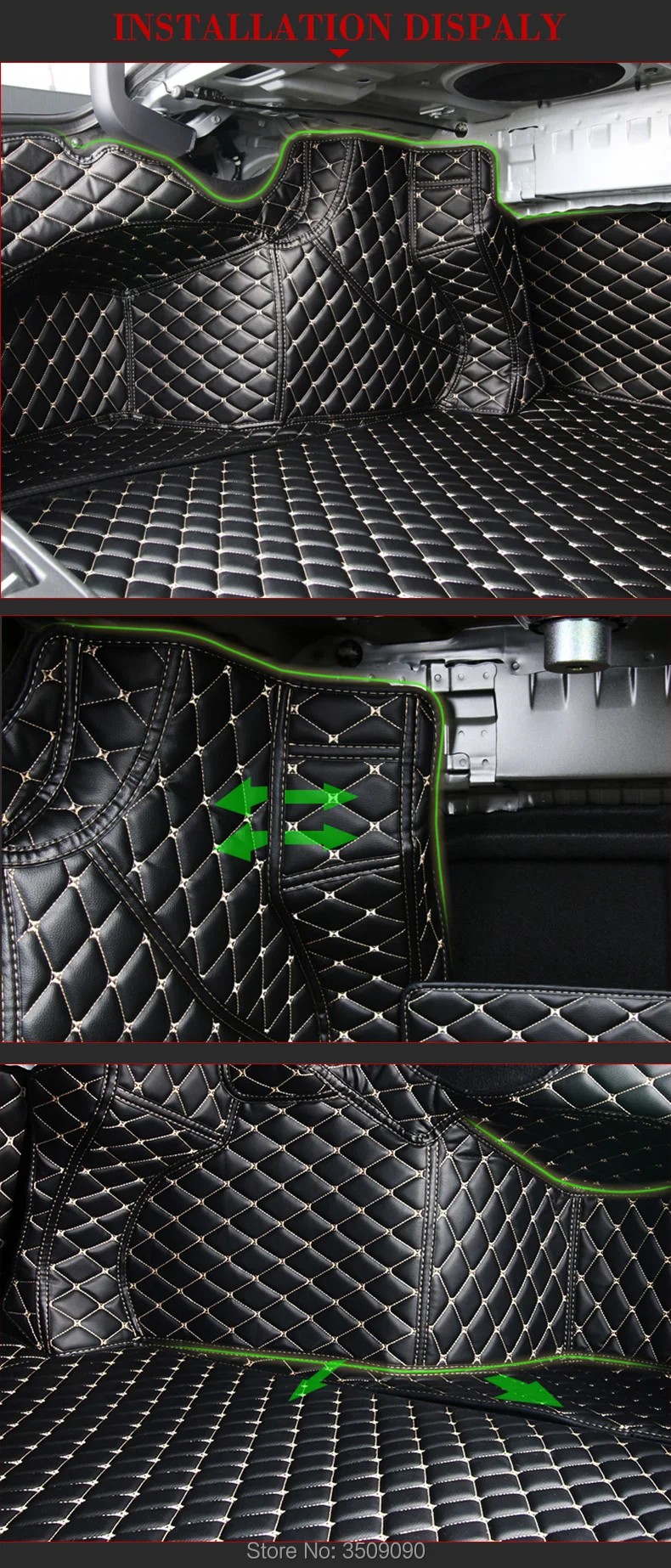Автомобильная задняя коробка, коврик для багажника, прочный коврик для багажника, автомобильный Стайлинг для Toyota Camry XV70