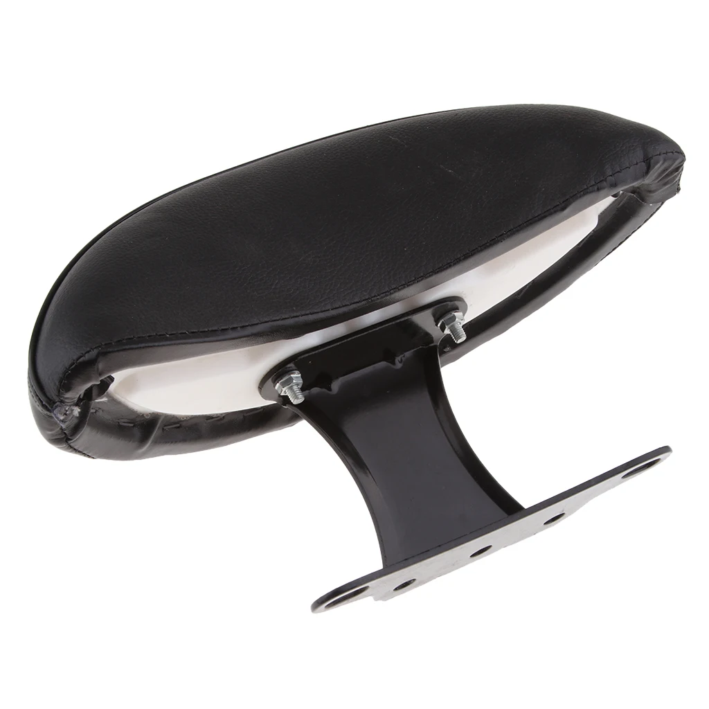 

Motorcycle Accessories Universal Black Leather Rear Passenger Backrest Seat Cushion Pad for Touring /Road Street Glides
