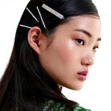 Новинка, 5 шт., блестящие стразы, заколки для волос для женщин, аксессуары для девочек, заколка для волос, ювелирное изделие