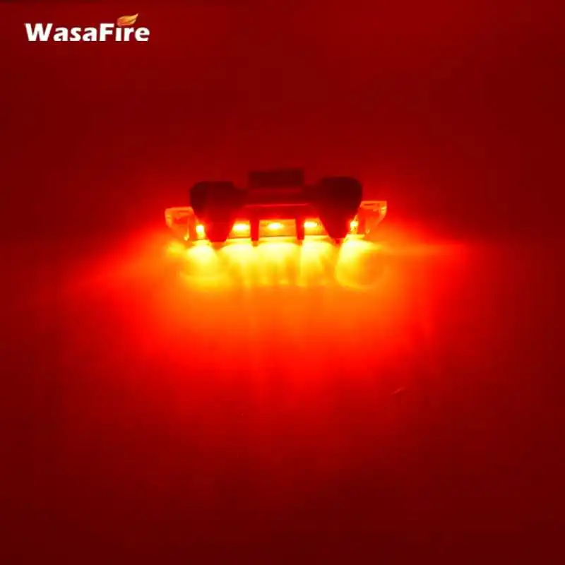 Sale WasaFire Portable USB Rechargeable Bike Bicycle Tail Rear Safety Warning Light Taillight Lamp Super Bright Led luz bicicleta 15