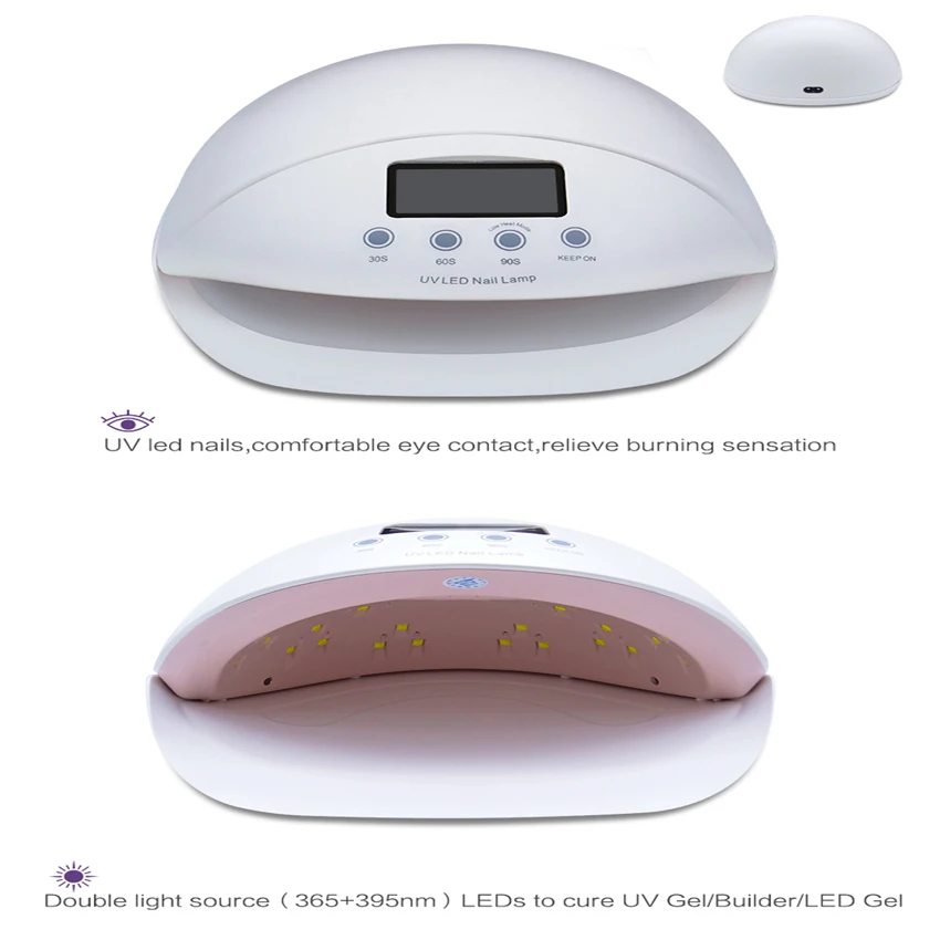 Secador de Unha com Lâmpada de Led uv 50w Sensor Automático Luz Solar de Unha para Manicure com Temporizadores Lcd Secador de Unha Gel Polonês 5 unha para manicure com temporizadores lcd, secador de unha gel polonês