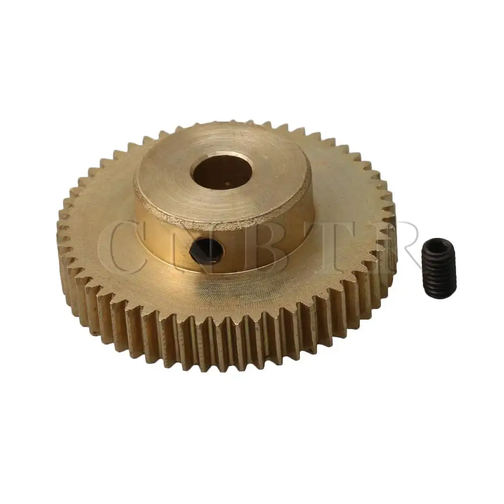

CNBTR 56 Teeth Motor Pinion Gear 5mm Hole Dia for DIY Project RC Model 29x10mm