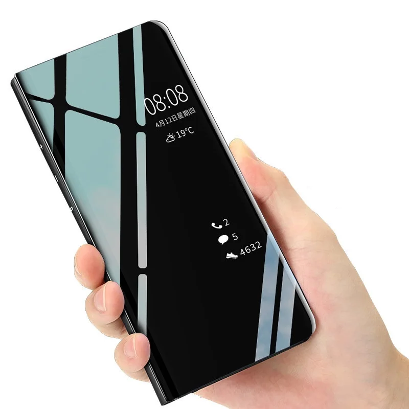 Смарт зеркало флип чехол для телефона на хонор 8а huawei Honor 9 lite 8X Max 8C 8A V20 V10 10 honor Clear