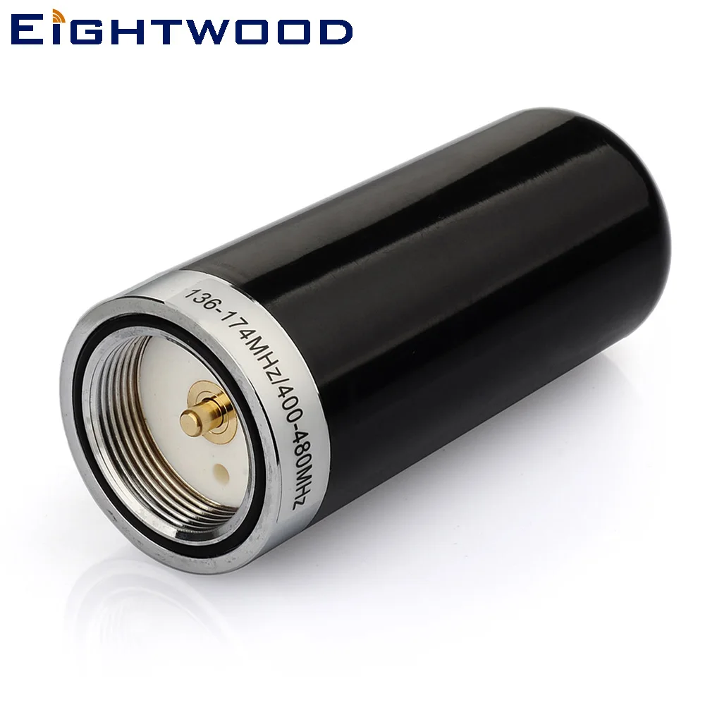 

Eightwood NMO Mount Dual Band Antenna Car Mobile Radio Replacement Pre-tuned VHF UHF 136-174MHz/400-480Mhz for Two-way Radio