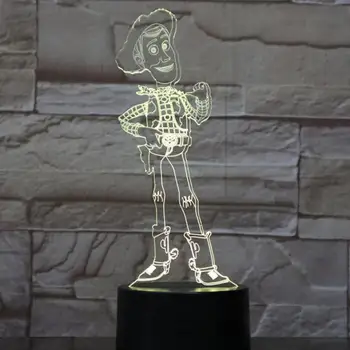 

Toy Story Woody Sheriff Night Light LED Dropshipping 2019 Decorative Lamp Child Kid Gift Home Decor Woody Kit Table Lamp Bedroom