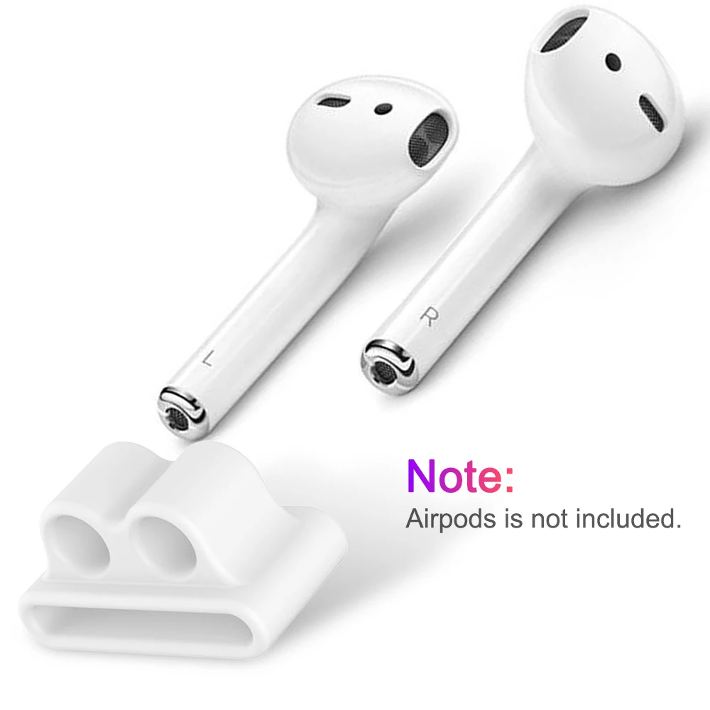 

For AirPods Air pods Silicone Holder Clip Earphone Stand Case for Apple Watch series 3 Sport Hook Clip Anti-lost For Iwatch i12
