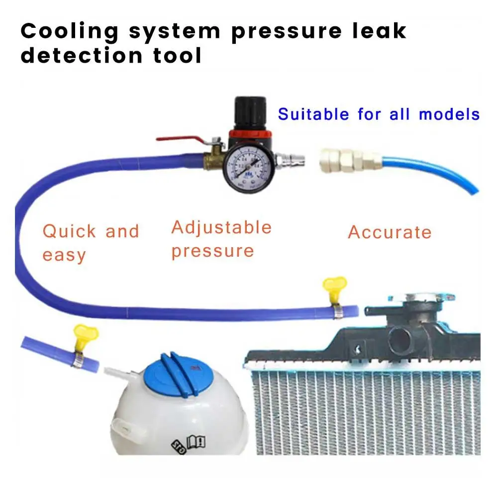 Универсальный автомобильный охлаждающий измеритель давления в радиаторе, детектор резервуара для воды, инструмент для проверки, детектор утечки для ремонта автомобиля