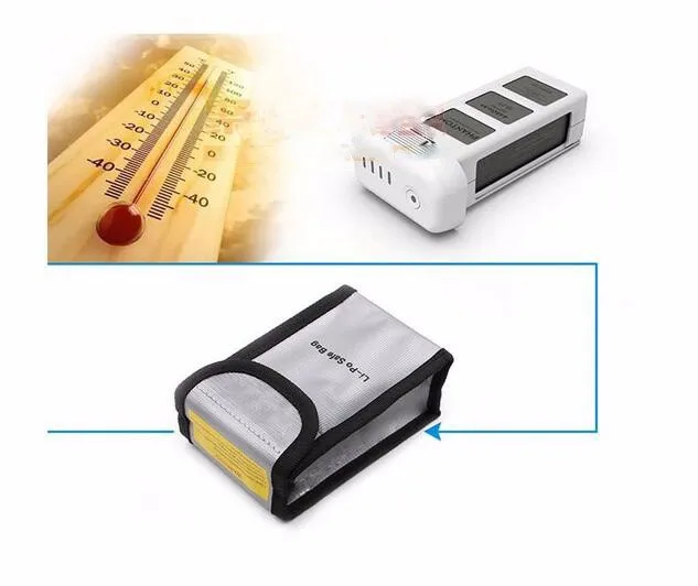 Battery Fireproof Safety Bag For DJI Phantom 3 4 Typhoon H RC Drone Car Battery